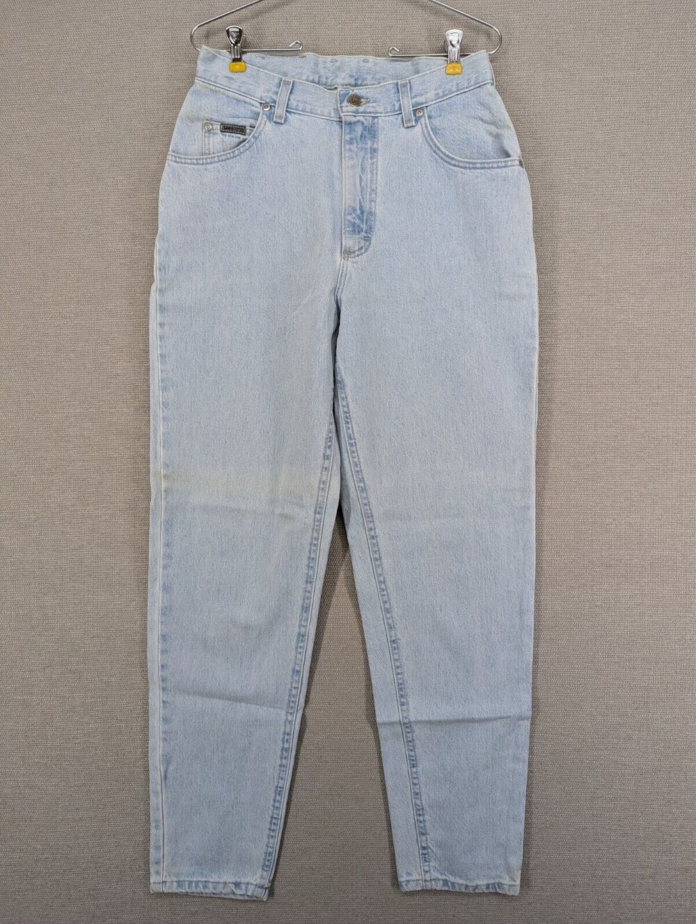 Vintage Lee Riveted Jeans Size 12 Med Mom High Waisted USA -0924D194